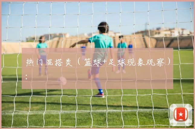 热门混搭类（篮球+足球现象观察）：
